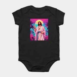 Jesus Christ Love Thy Enemies Baby Bodysuit